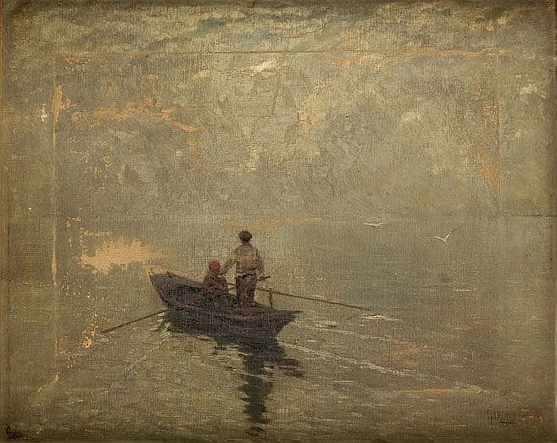 Barca sul mare veneto